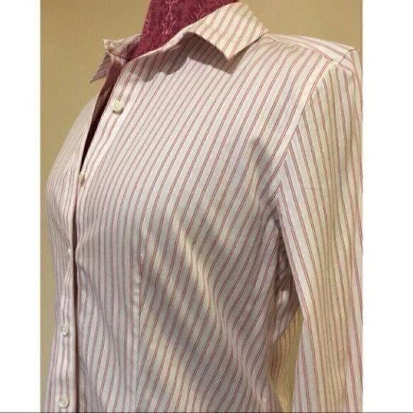 Talbots Haberdashery Top 4 Wrinkle Resist Striped - Picture 6 of 7